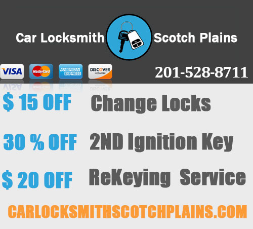 Car Locksmith Scotch Plains NJ  offer